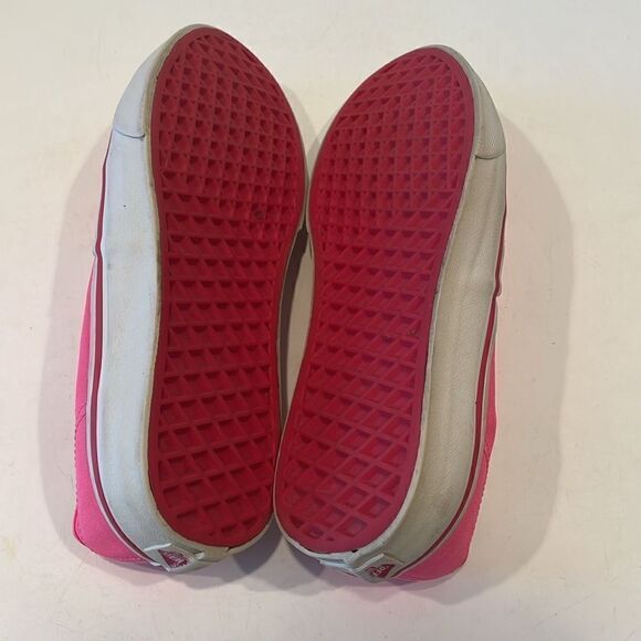 Vans Men’s 6.5/Women’s 8 Hot Pink Low Rise Sneakers - Picture 6 of 8